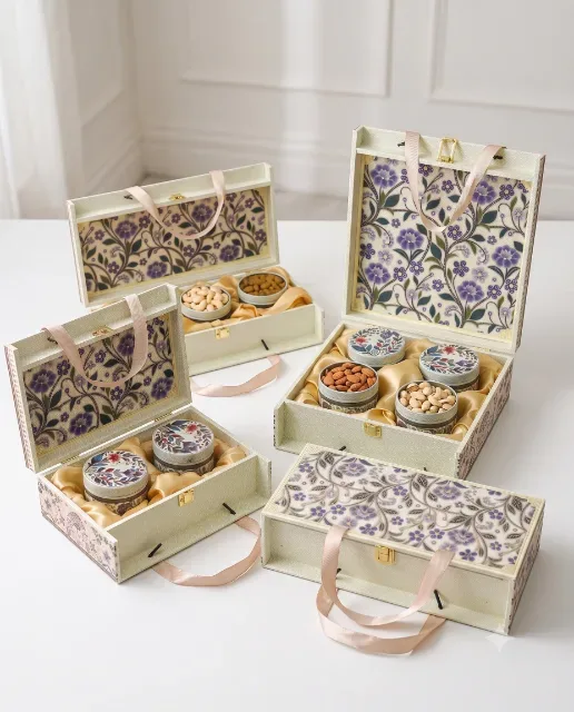 Floral Vine - Diwali Dry Fruit Gifting Box