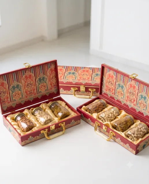 Shahi Floral - Diwali Dry Fruit Gifting Box